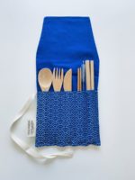 Worthy Picks Utensil Set Wrap - Always be prepare to refuse disposable plastic utensils & straws
